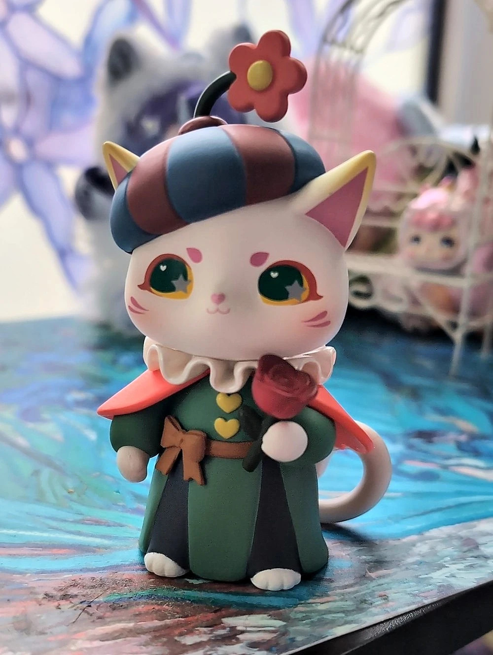 🌟Buy 2 Get 1 FREE😺MIO Cat Designer figure - 'Rose Scholar'
